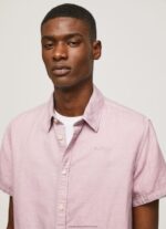 Bleach Pink Parker Short Sleeved Shirt Pepe Jeans L20F2F1058 Men - Image 3