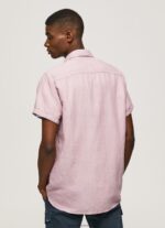 Bleach Pink Parker Short Sleeved Shirt Pepe Jeans L20F2F1058 Men - Image 4