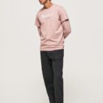 Bleach Pink Printed Logo Cotton T-Shirt Pepe Jeans L20F2F917 Men