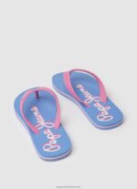 Bright Pink Bay Beach Flip Flops Pepe Jeans L20F2F707 Women - Image 4