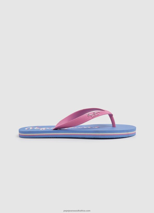 bright_pink_bay_beach_flip_flops_pepe_jeans_l20f2f707_women.jpg Bright Pink Bay Beach Flip Flops Pepe Jeans L20F2F707 Women - Image 1