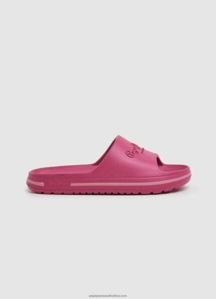 Bright Rose Beach Slide Flip Flops Pepe Jeans L20F2F695 Women