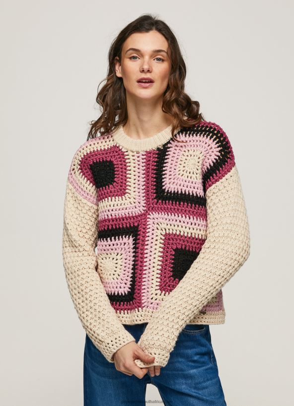 buff_crochet_perkins_neck_jersey_pepe_jeans_l20f2f246_women.jpg Buff Crochet Perkins Neck Jersey Pepe Jeans L20F2F246 Women - Image 1