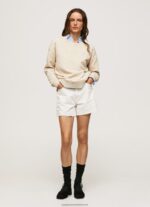 Buff Embroidered Cotton Jumper Pepe Jeans L20F2F272 Women - Image 2