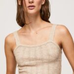 Buff Knit Straps Top Pepe Jeans L20F2F242 Women
