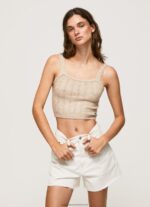 Buff Knit Straps Top Pepe Jeans L20F2F242 Women - Image 3