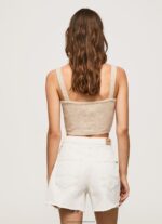 Buff Knit Straps Top Pepe Jeans L20F2F242 Women - Image 4
