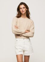 Buff Openwork Round Neck Jersey Pepe Jeans L20F2F244 Women