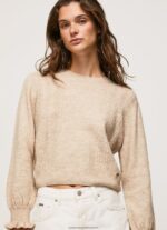 Buff Openwork Round Neck Jersey Pepe Jeans L20F2F244 Women - Image 3