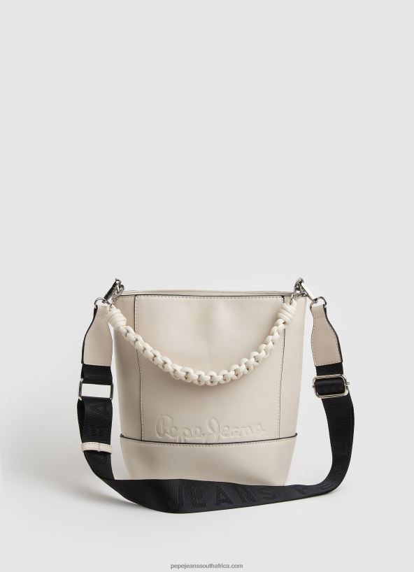 buttermilk_double_handled_bucket_bag_pepe_jeans_l20f2f731_women.jpg Buttermilk Double-Handled Bucket Bag Pepe Jeans L20F2F731 Women - Image 1