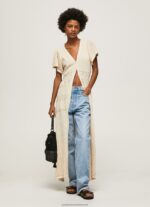 Buttermilk Faye Fine Knited Dress Pepe Jeans L20F2F151 Women - Image 3
