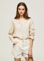 Buttermilk Plain Regular Fit Shirt Pepe Jeans L20F2F359 Women