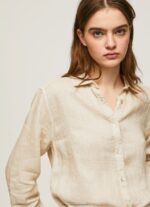 Buttermilk Plain Regular Fit Shirt Pepe Jeans L20F2F359 Women - Image 3