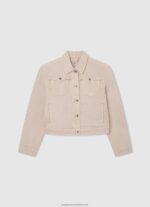 Buttermilk Regular Fit Denim Jacket Pepe Jeans L20F2F1359 Girl