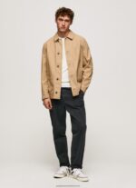 Camel Canvas Utility Jacket Pepe Jeans L20F2F827 Men - Image 2