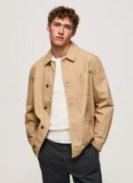 Camel Canvas Utility Jacket Pepe Jeans L20F2F827 Men - Image 3