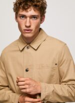 Camel Canvas Utility Jacket Pepe Jeans L20F2F827 Men - Image 4