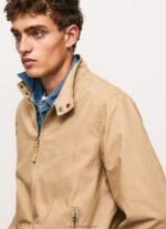 Camel Cotton Harrington Jacket Pepe Jeans L20F2F830 Men - Image 5