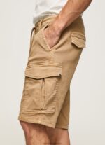 Camel Jared Cargo Shorts Pepe Jeans L20F2F1114 Men - Image 3