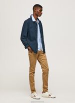Camel Slim James Chino Trousers Pepe Jeans L20F2F1098 Men