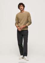 Camel Waffle Knit Cotton Jersey Pepe Jeans L20F2F855 Men - Image 2
