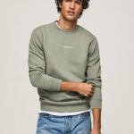 Casting Logo Printed Cotton Sweatshirt Pepe Jeans L20F2F908 Men