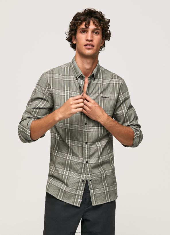 casting_slim_fit_checked_shirt_pepe_jeans_l20f2f1036_men.jpg Casting Slim Fit Checked Shirt Pepe Jeans L20F2F1036 Men - Image 1
