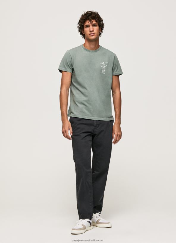 Casting Washed And Dyed Cotton T-Shirt Pepe Jeans L20F2F925 Men - Image 2
