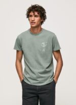 Casting Washed And Dyed Cotton T-Shirt Pepe Jeans L20F2F925 Men