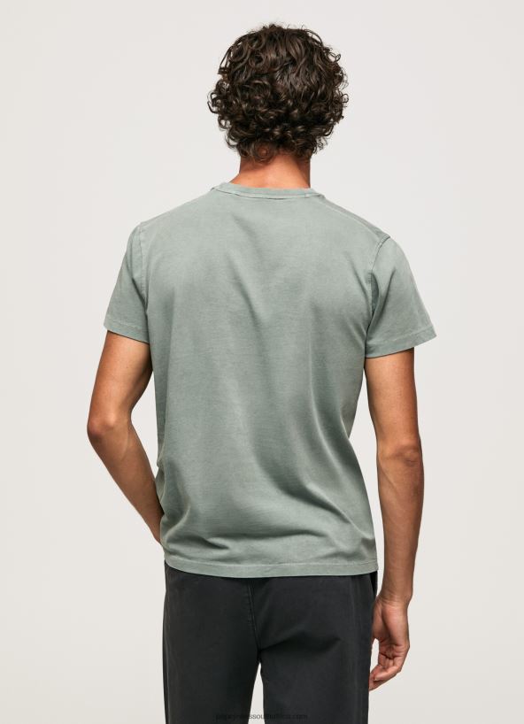 Casting Washed And Dyed Cotton T-Shirt Pepe Jeans L20F2F925 Men - Image 4