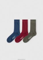 Cedar Wood 3-Pack Long Socks Pepe Jeans L20F2F1165 Men - Image 2