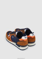 Cognac Brit Man Studio Retro Sneakers Pepe Jeans L20F2F1176 Men - Image 4