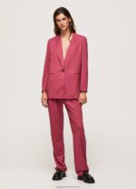 Dark Blush Flowing Chino Pants Pepe Jeans L20F2F296 Women