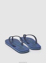 Dark Denim Bay Beach Logo Beach Flip Flops Pepe Jeans L20F2F1277 Men - Image 4