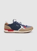 Dark Denim Brit Man Combined Sneakers Pepe Jeans L20F2F1175 Men