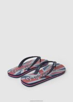 Dark Denim Hawi Flag Beach Flip Flops Pepe Jeans L20F2F1259 Men - Image 4