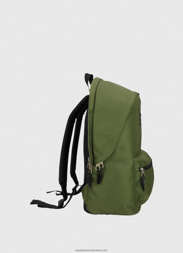 Dark Green Aris Double Zip Performance Backpack Pepe Jeans L20F2F753 Women - Image 2