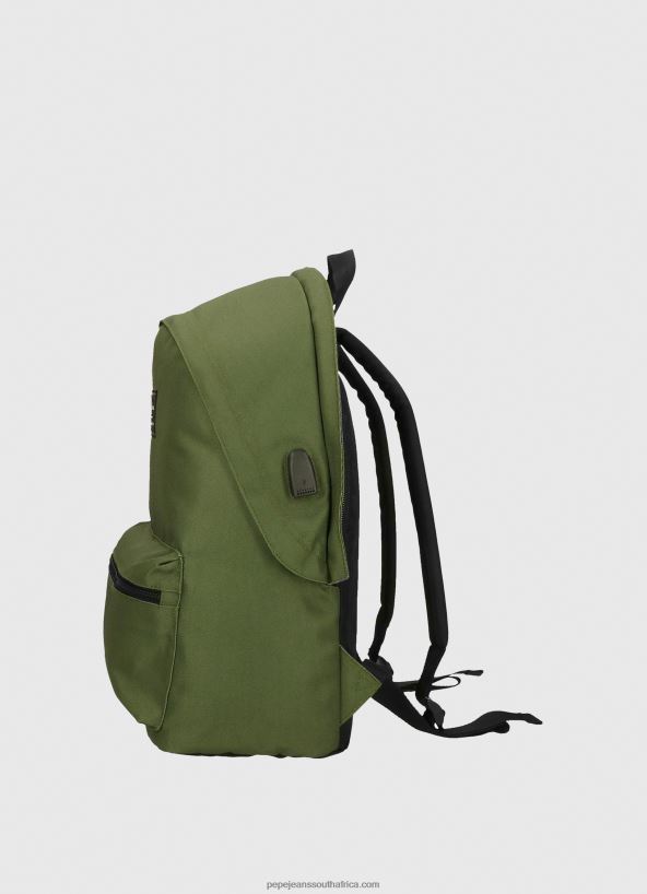 Dark Green Aris Double Zip Performance Backpack Pepe Jeans L20F2F753 Women - Image 4