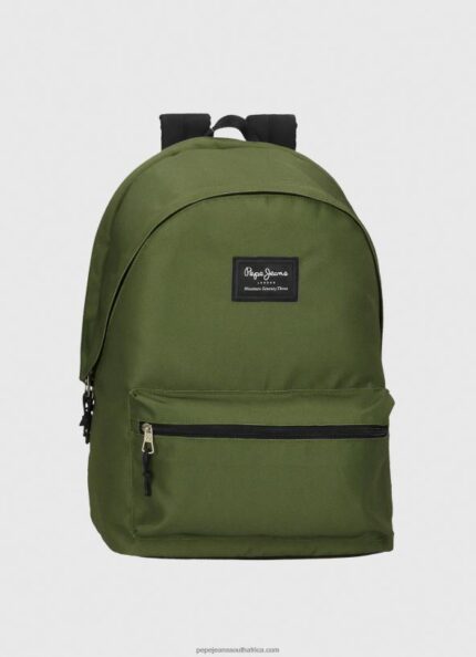 Dark Green Aris Double Zip Performance Backpack Pepe Jeans L20F2F753 Women