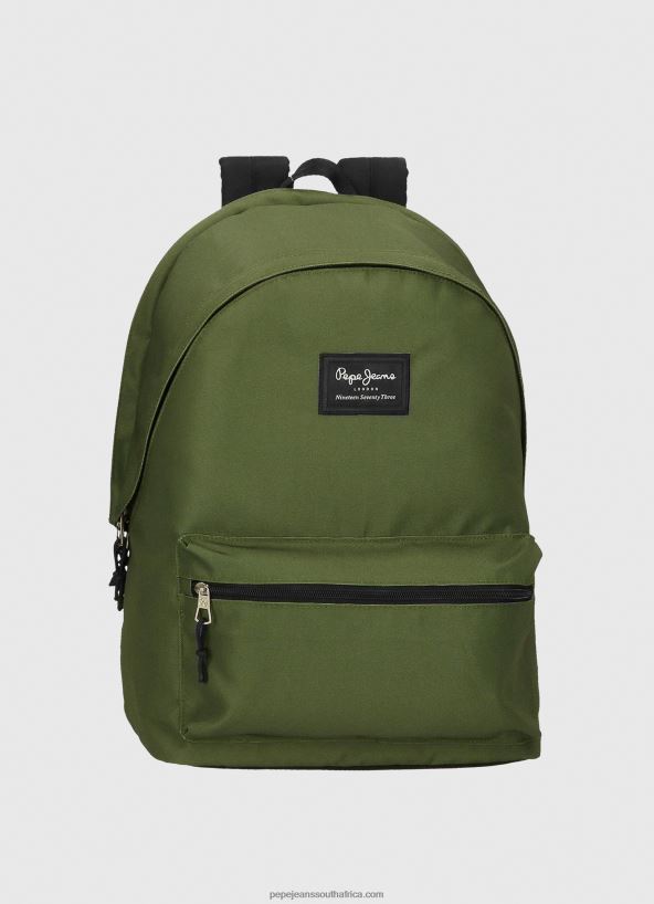 dark_green_aris_double_zip_performance_backpack_pepe_jeans_l20f2f753_women.jpg Dark Green Aris Double Zip Performance Backpack Pepe Jeans L20F2F753 Women - Image 1