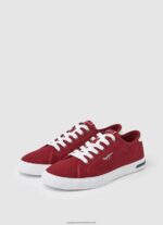 Dark Red Kenton Road Basic Sneakers Pepe Jeans L20F2F1211 Men - Image 3