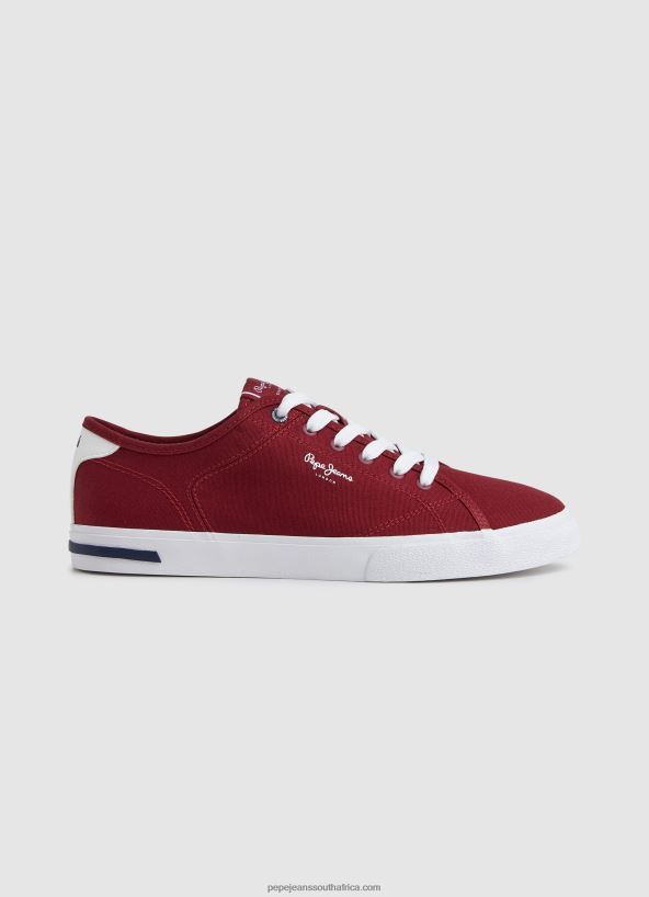 dark_red_kenton_road_basic_sneakers_pepe_jeans_l20f2f1211_men.jpg Dark Red Kenton Road Basic Sneakers Pepe Jeans L20F2F1211 Men - Image 1