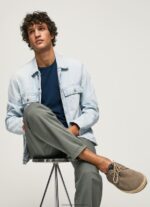 Dark Stone Tourist Claic Leather Sneakers Pepe Jeans L20F2F1247 Men