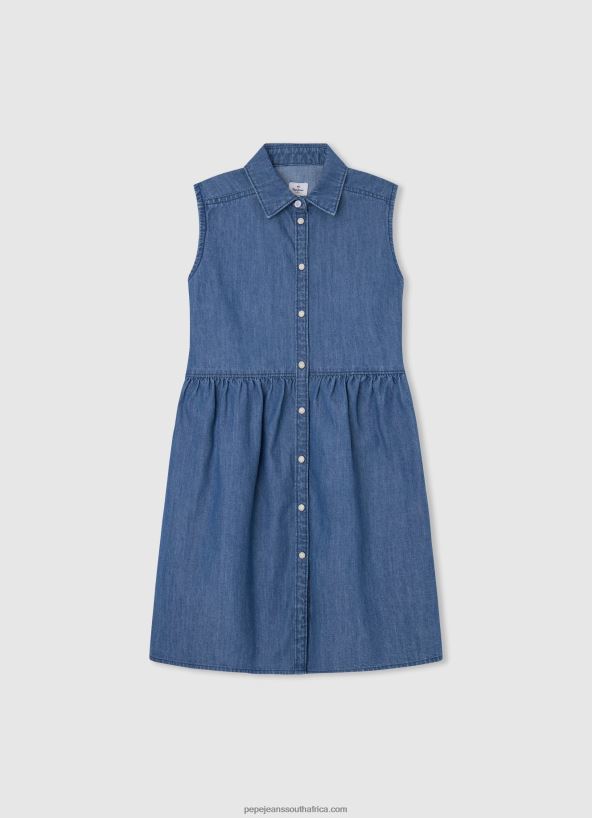 denim_armhole_sleeve_denim_dress_pepe_jeans_l20f2f1385_girl.jpg Denim Armhole Sleeve Denim Dress Pepe Jeans L20F2F1385 Girl - Image 1