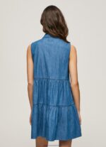 Denim Arya Short Denim Dress Pepe Jeans L20F2F183 Women - Image 4