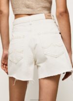 Denim Balloon Fit Denim Shorts Pepe Jeans L20F2F498 Women - Image 4