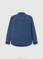 Denim Ceder Regular Fit Denim Overshirt Pepe Jeans L20F2F1667 Boy - Image 2