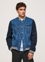 Denim Combined Fabric Jacket Pepe Jeans L20F2F846 Men - Image 4