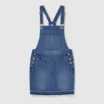 Denim Denim Dungaree Dress Pepe Jeans L20F2F1384 Girl