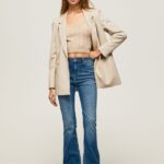 Denim Dion High Waisted Flared Fit Jeans Pepe Jeans L20F2F60 Women